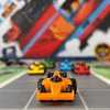 Downforce Orange Car in the Lead