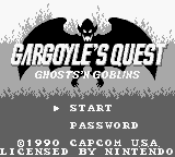 Video Game: Gargoyle's Quest