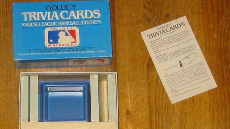 Golden Trivia Cards: Major League Baseball Edition