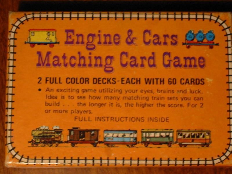 Engine & Cars Matching Card Game box art