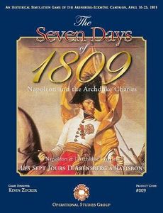 The Seven Days Of 1809: Napoleon And The Archduke Charles box art