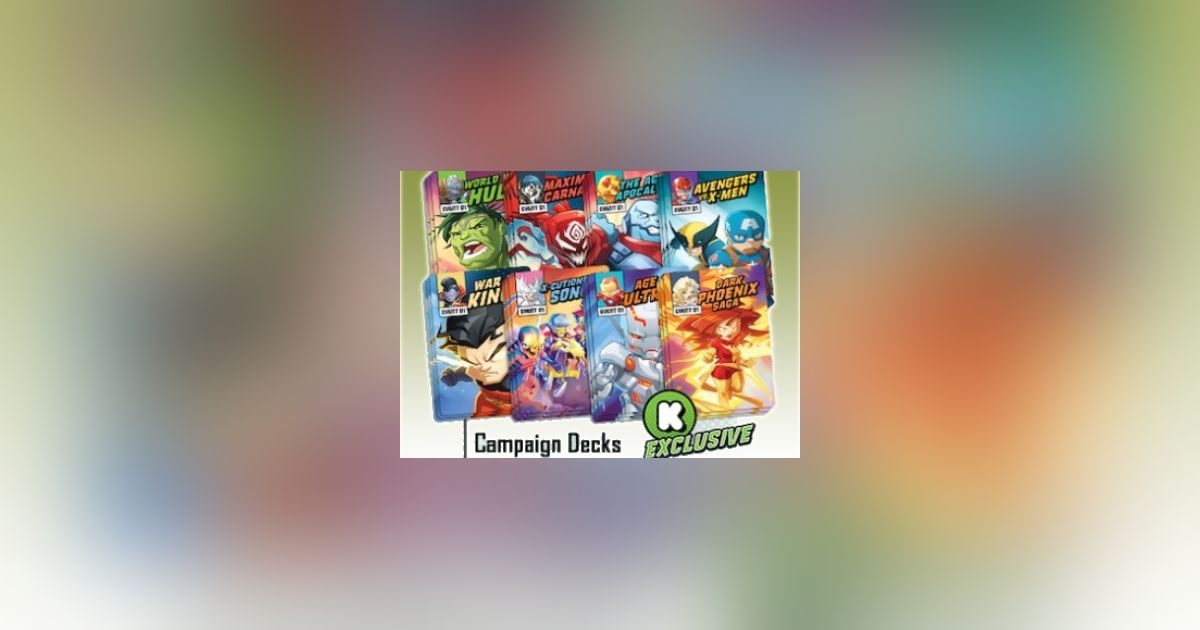 Marvel United Multiverse Campaign Decks Board Game BoardGameGeek