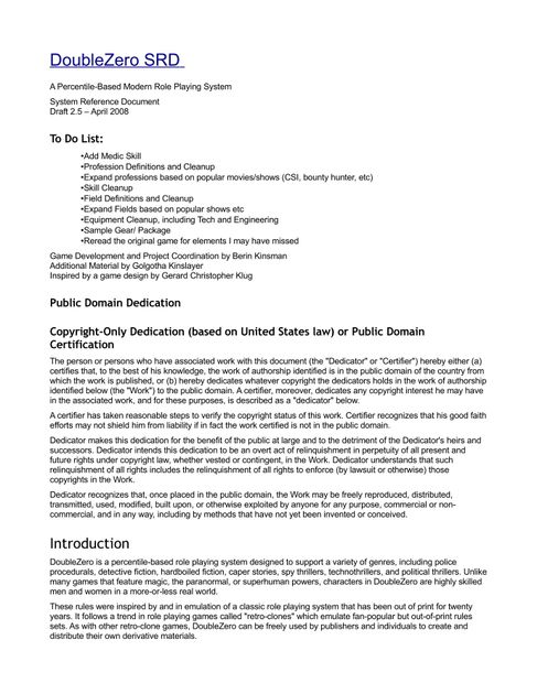 DoubleZero System Reference Document PDF Version 2.3 | DoubleZero SRD