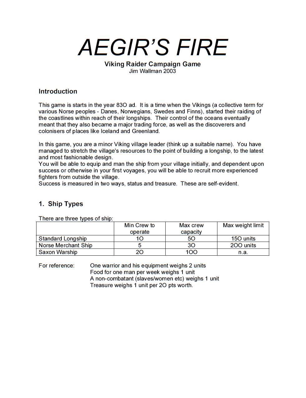 Aegir's Fire doboz
