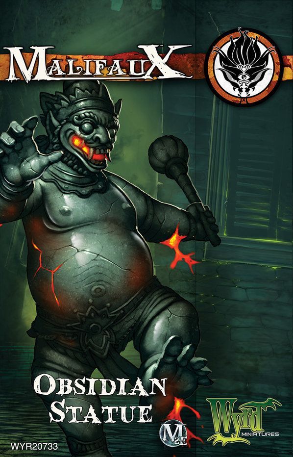 Malifaux: Obsidian Statue