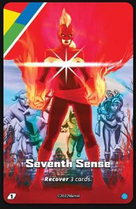UNO Ultimate: Captain Marvel – Seventh Sense Foil Chase Card