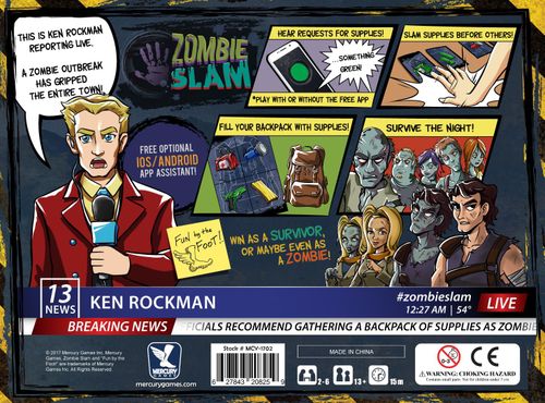 Board Game: Zombie Slam