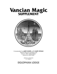 RPG Item: Vancian Magic Supplement