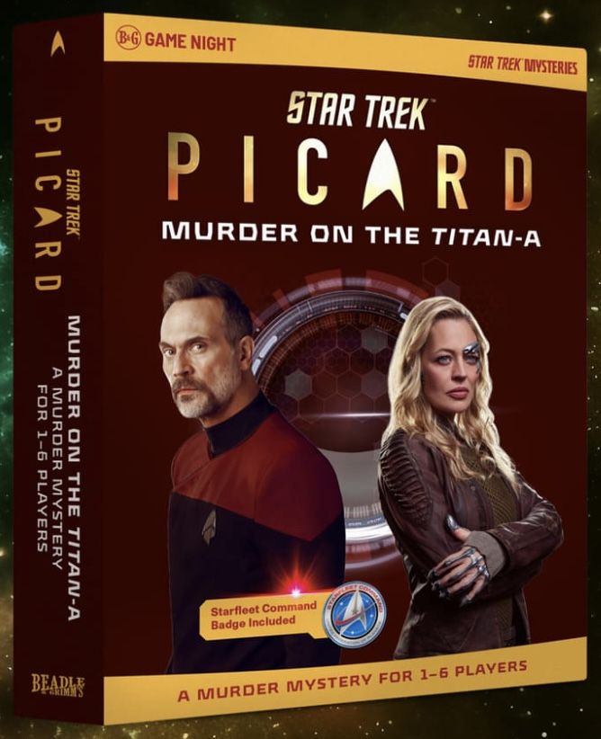 Star Trek: Picard – Murder on the Titan-A cover