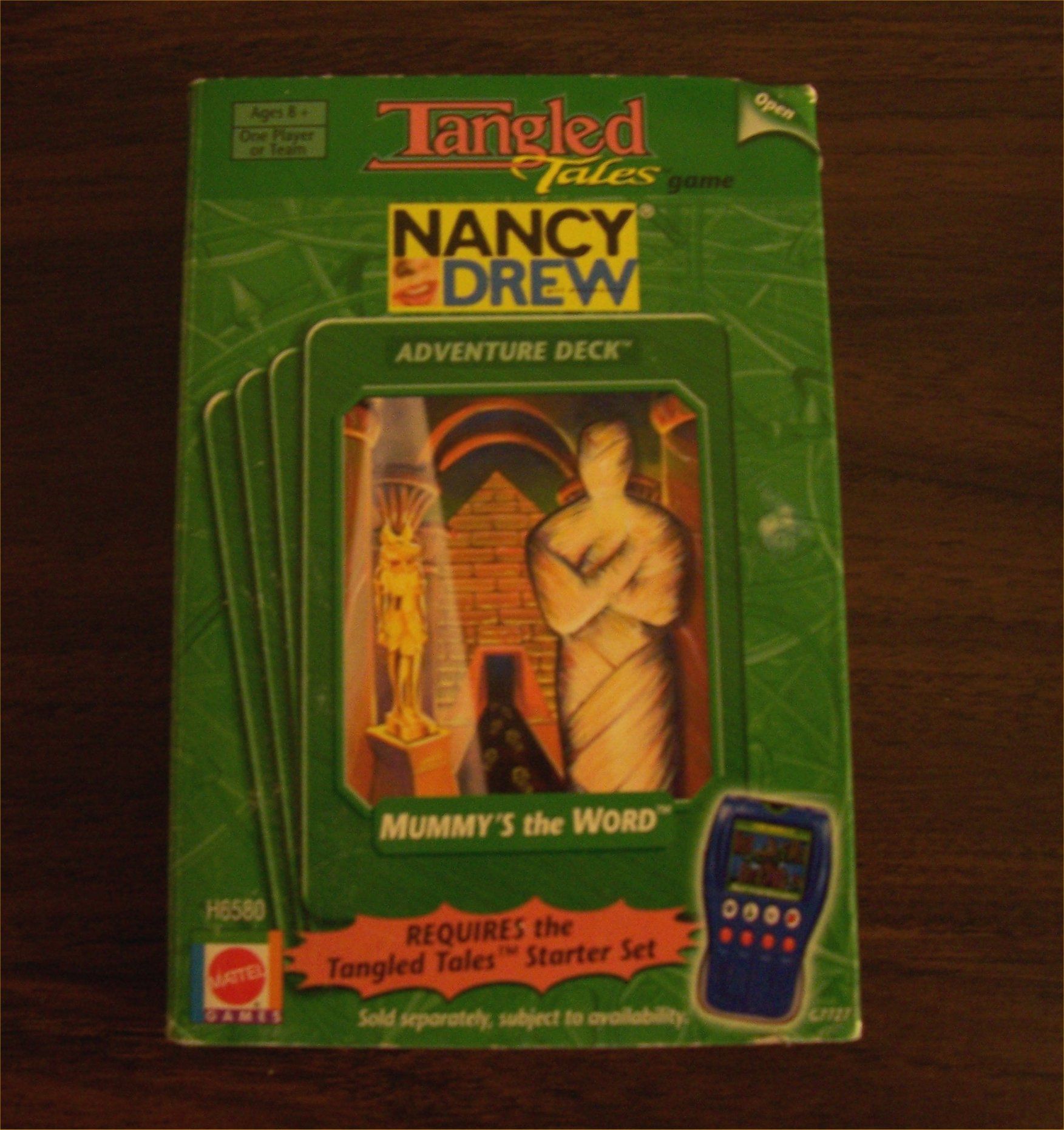 Tangled Tales: Nancy Drew – Mummy's the Word Adventure Deck cover