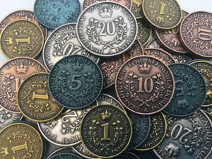 Rococo: Deluxe Edition – Metal Livre Coins