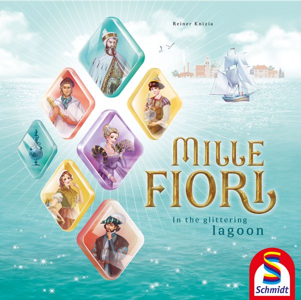 Mille Fiori, Schmidt Spiele, 2022 — front cover, English edition (image provided by the publisher)