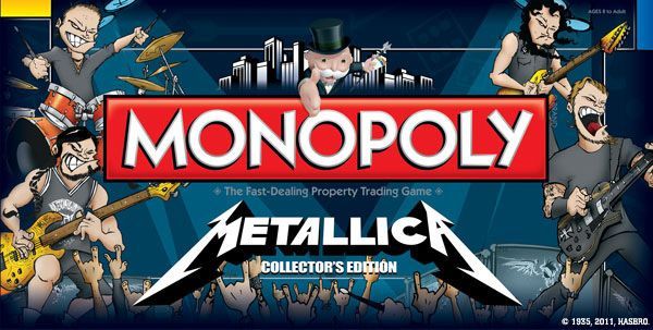 Monopoly: Metallica Collector's Edition box art