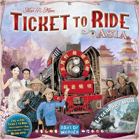 Ticket to Ride Germany Board Game Train Game Average Playtime 30-60 minutes Family Board Game Ages 8+ Board Game for Adults and Family For 2 to 5 players Made by Days of Wonder 