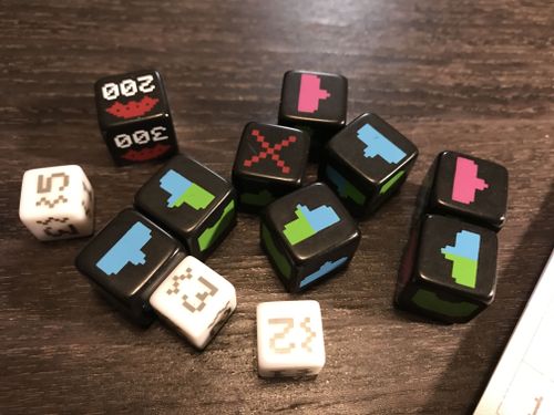 Board Game: Space Invaders Dice!