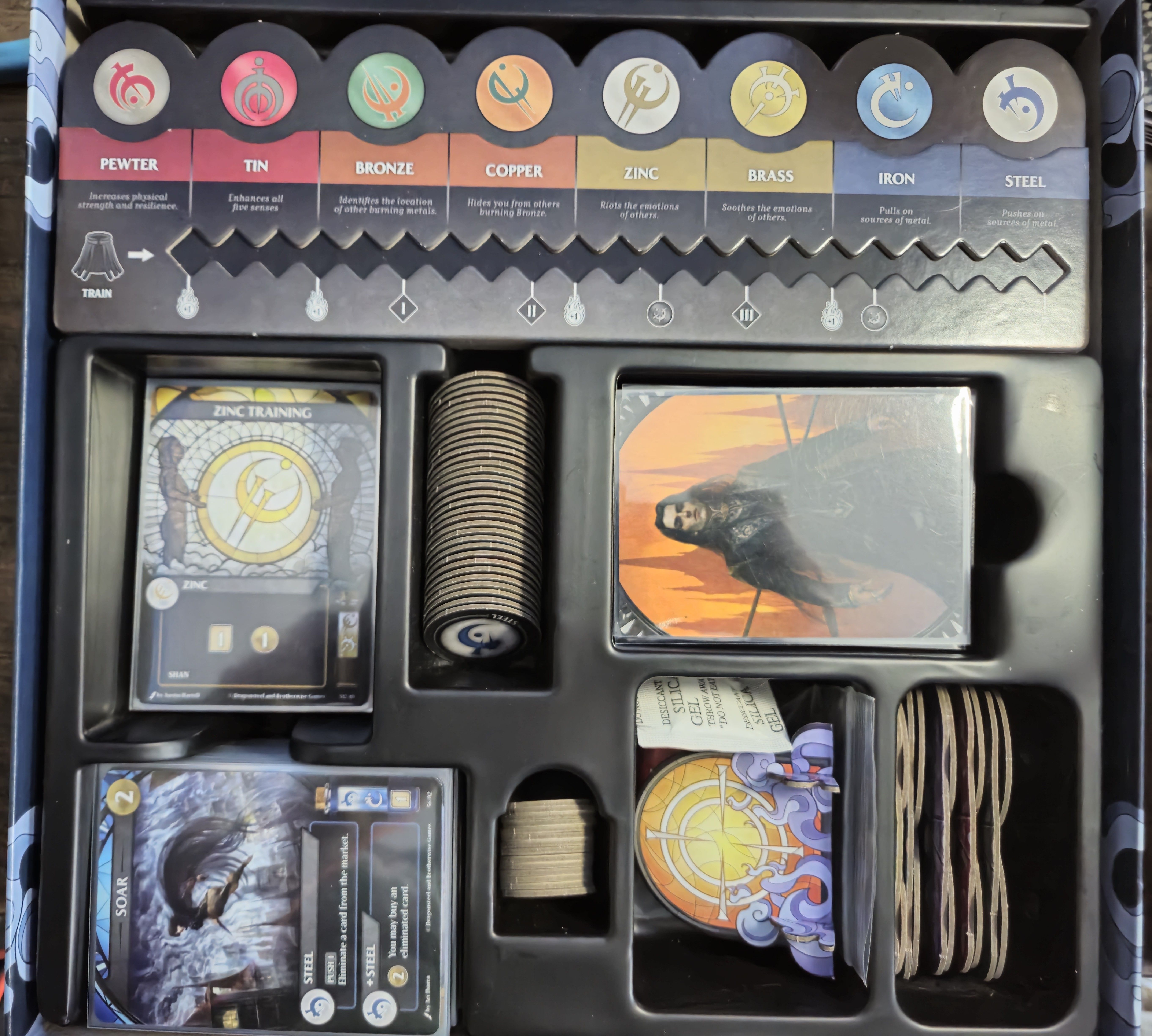 Is the box compatible with sleeved cards? | BoardGameGeek