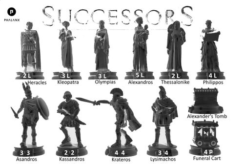 Miniatures map with names | Successors (Fourth Edition)