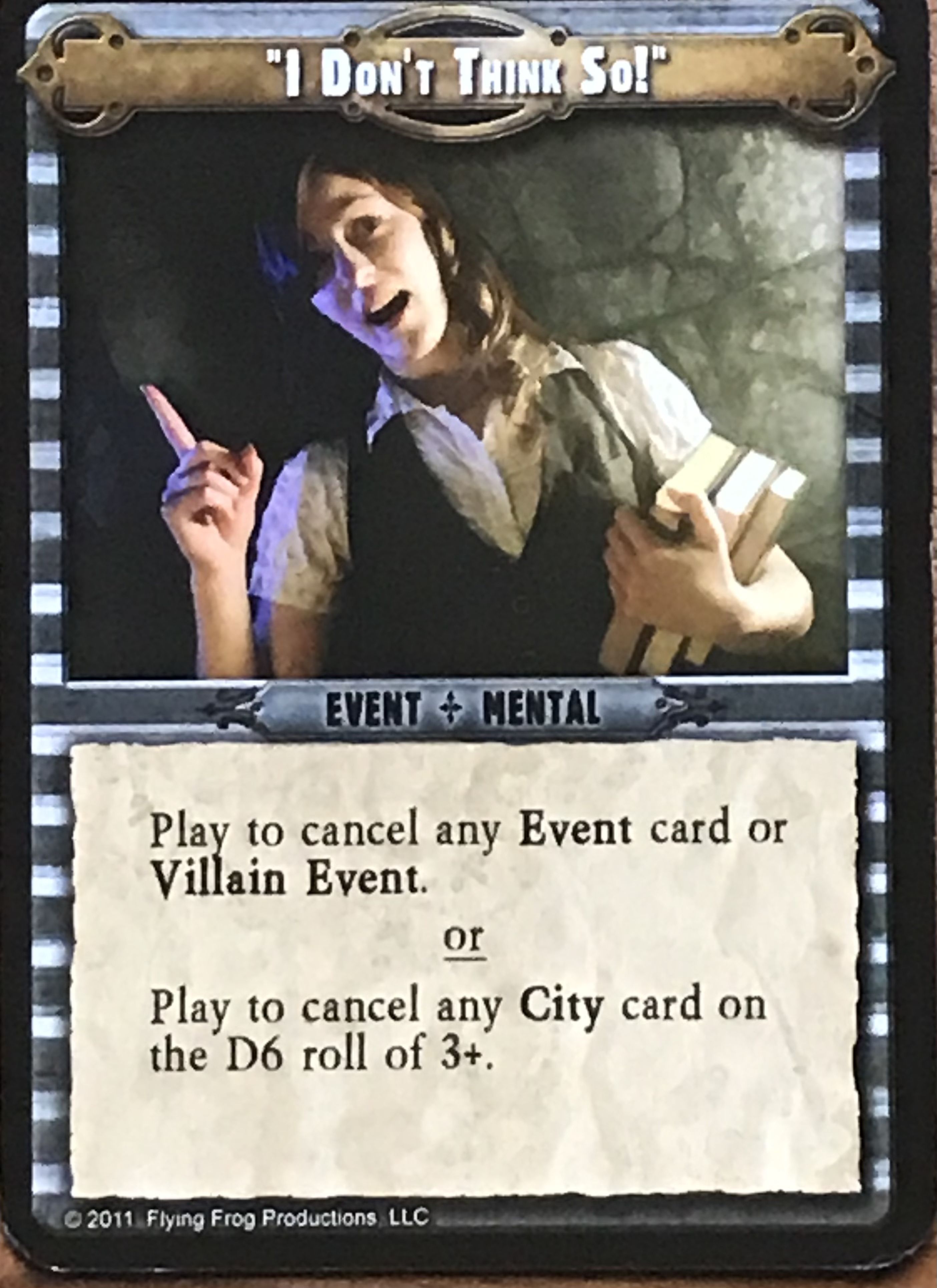 Fortune and Glory: "I Don&#039;t Think So!" Promo Card