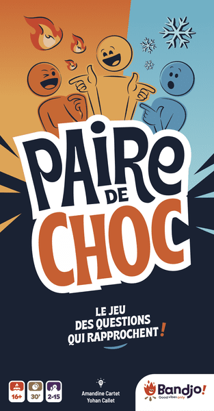Paire de Choc, Bandjo, 2025 — French front cover