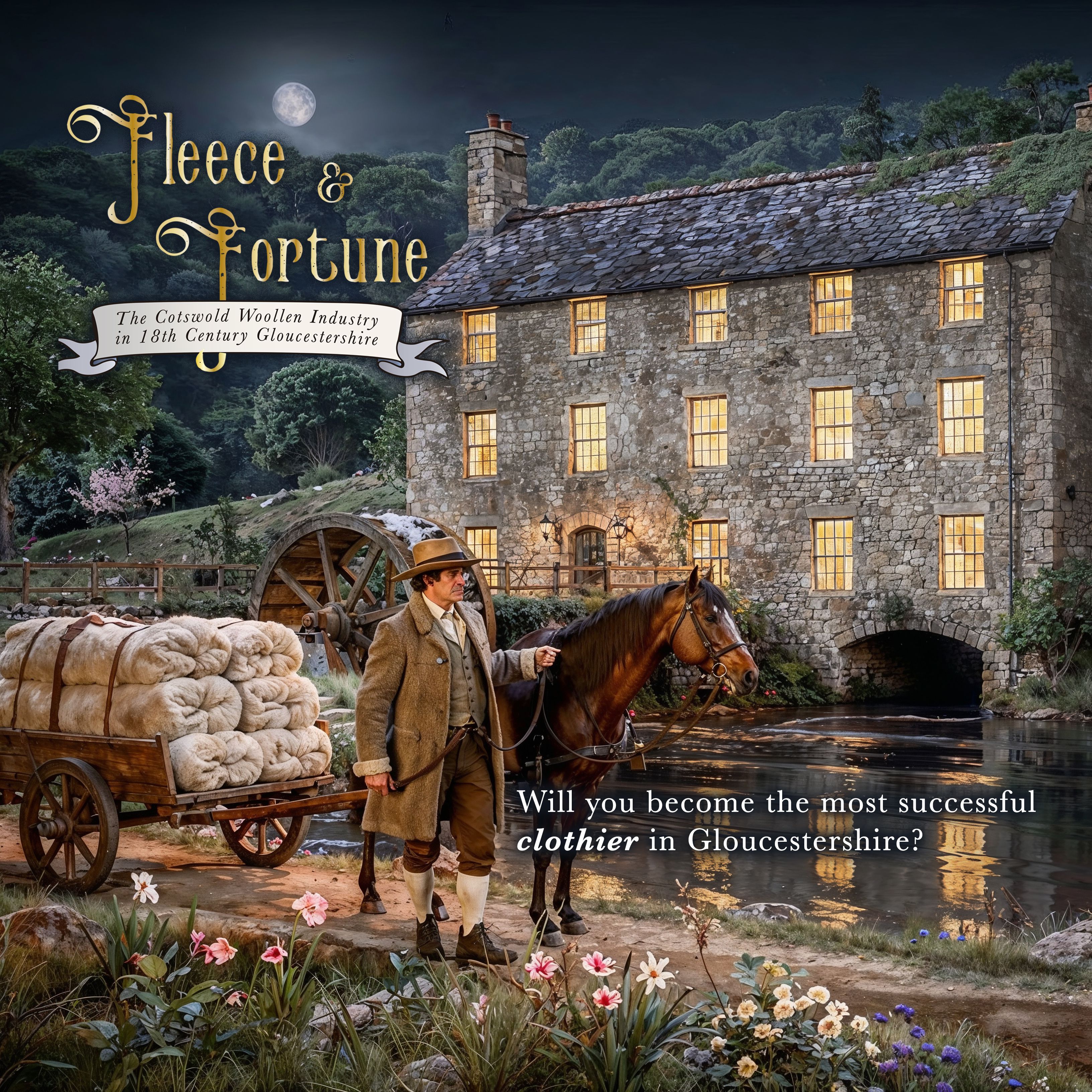 Cover art for Fleece & Fortune: The Cotswold Woollen Industry in 18th-century Gloucestershire