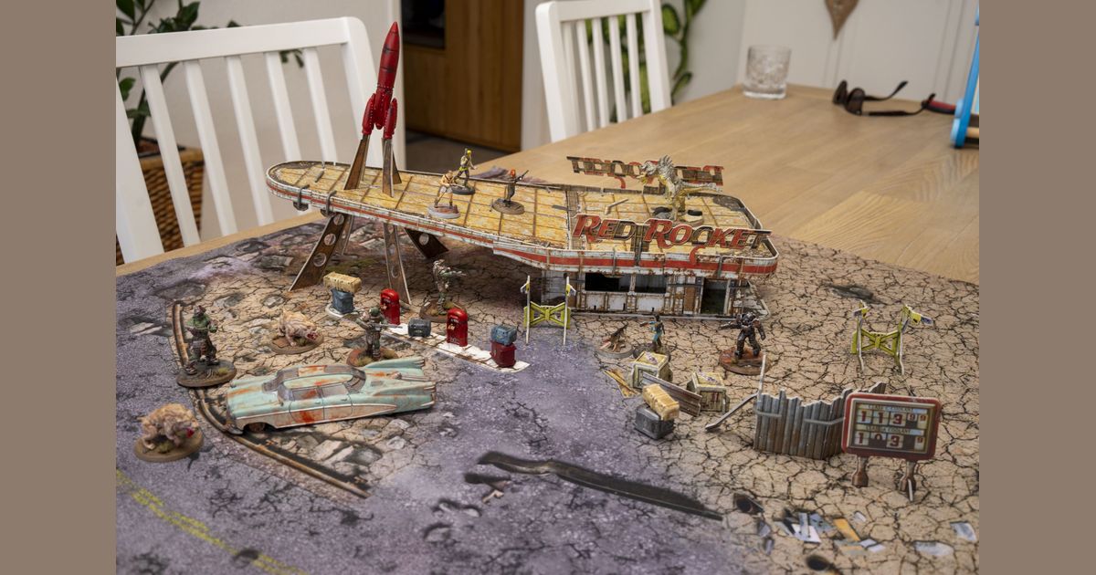 Fallout Wasteland Warfare BASE + part of TERRAIN STARTER SET