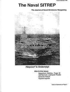 The Naval SITREP: The Journal of Naval Miniatures Wargaming #9