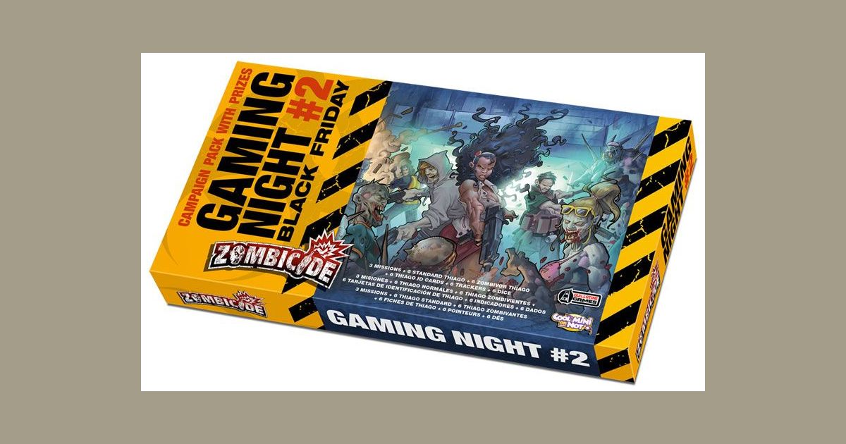 Zombicide Gaming Night 2 Black Friday Board Game Boardgamegeek
