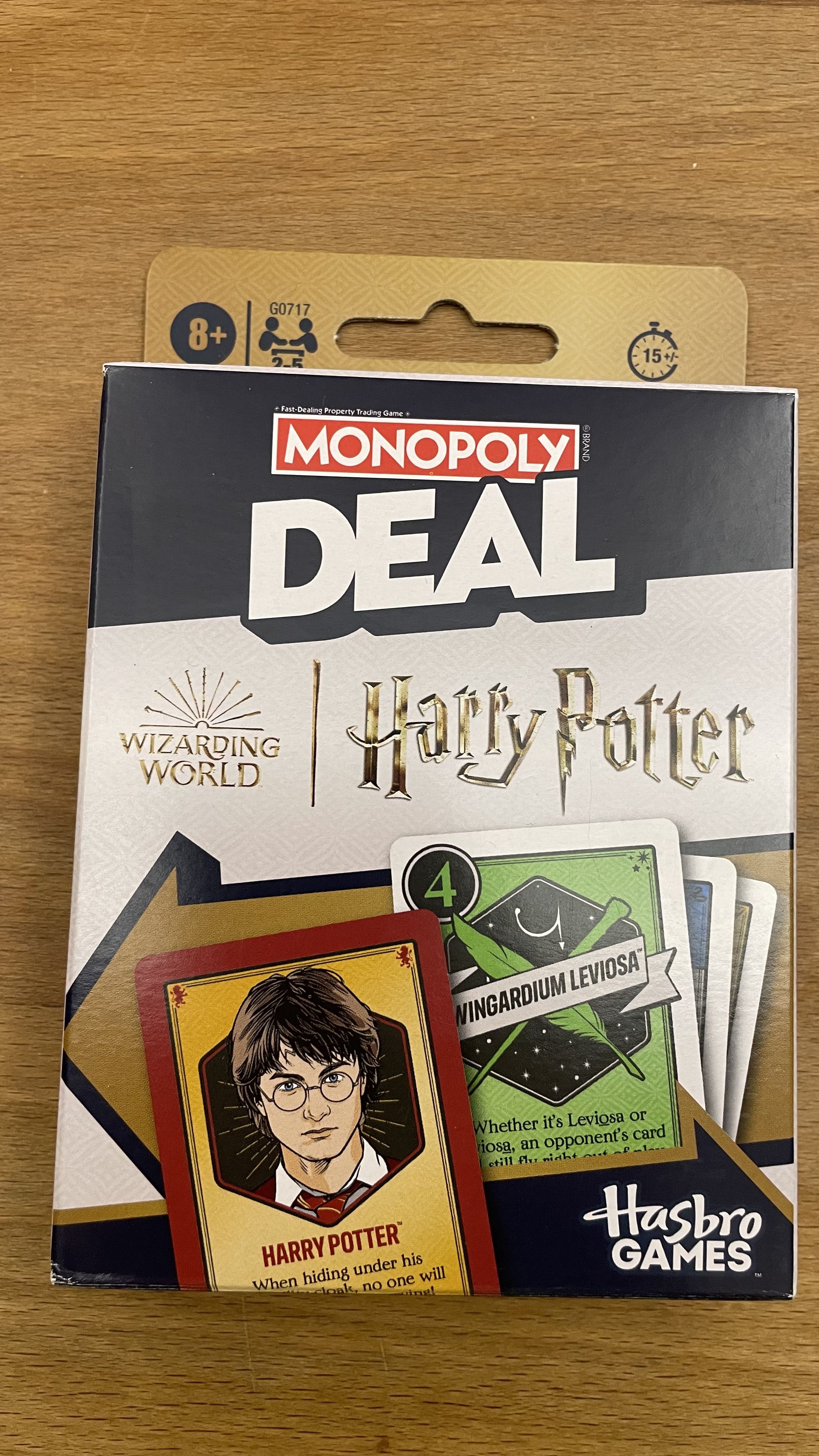 Cover art for Monopoly Deal Wizarding World/Harry Potter Card Game