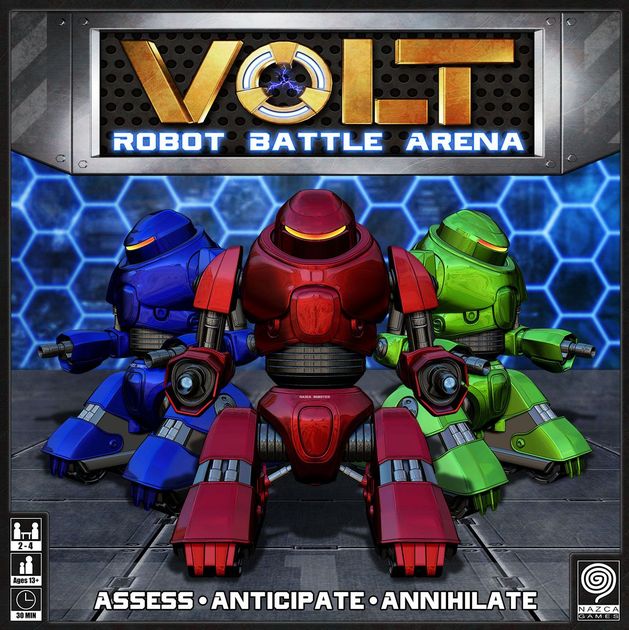 Closely Terminal Good luck VOLT: Robot Battle Arena | Board Game | BoardGameGeek