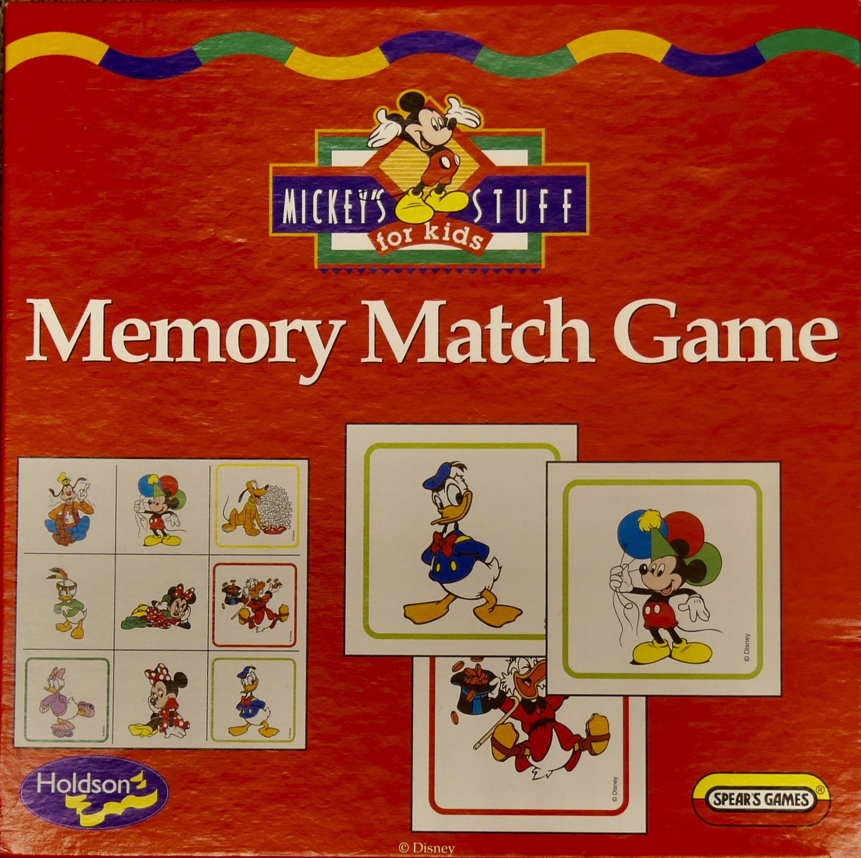 Cover art for Mickey's Stuff for Kids: Memory Match Game