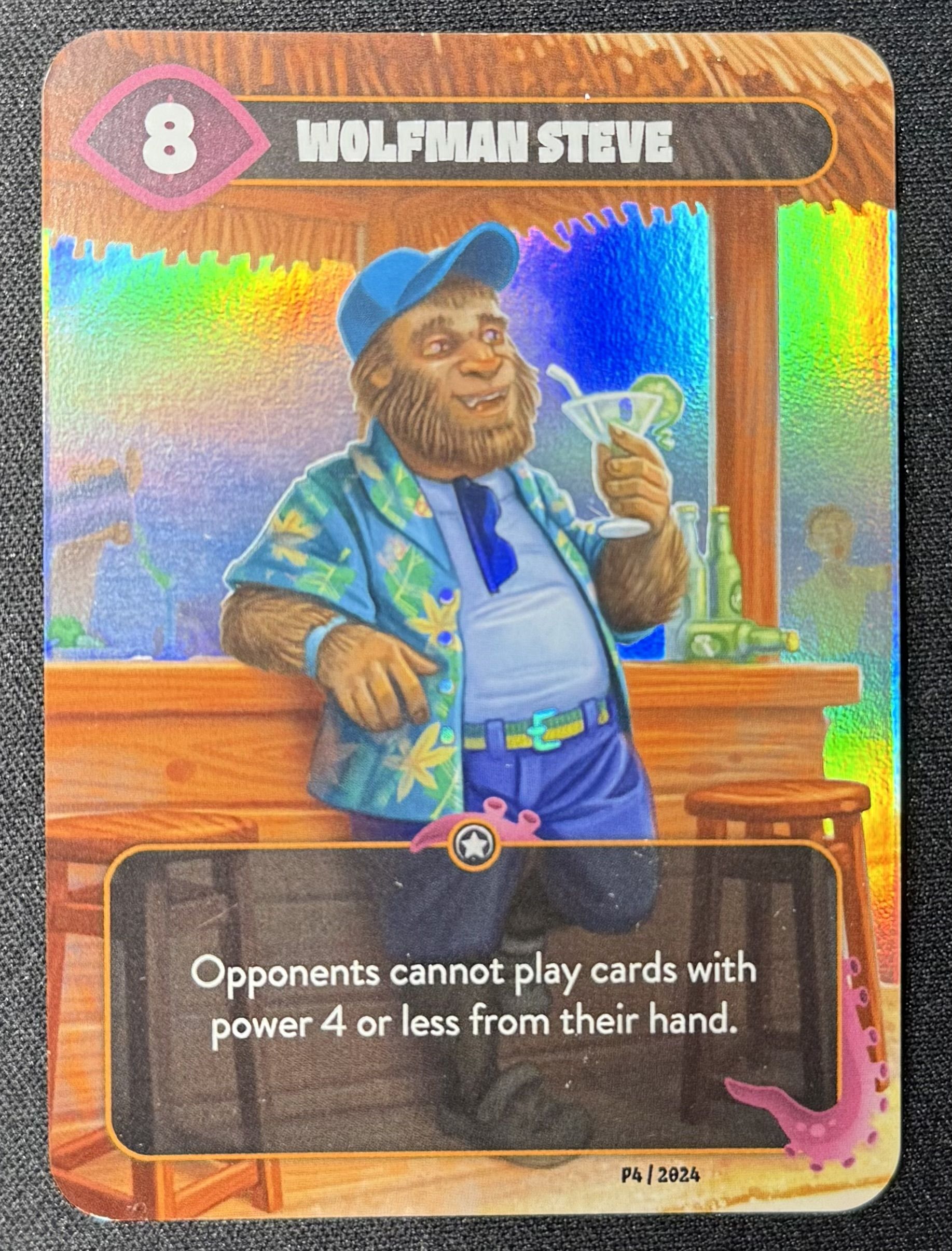 Mindbug: First Contact – Wolfman Steve Promo Card cover art