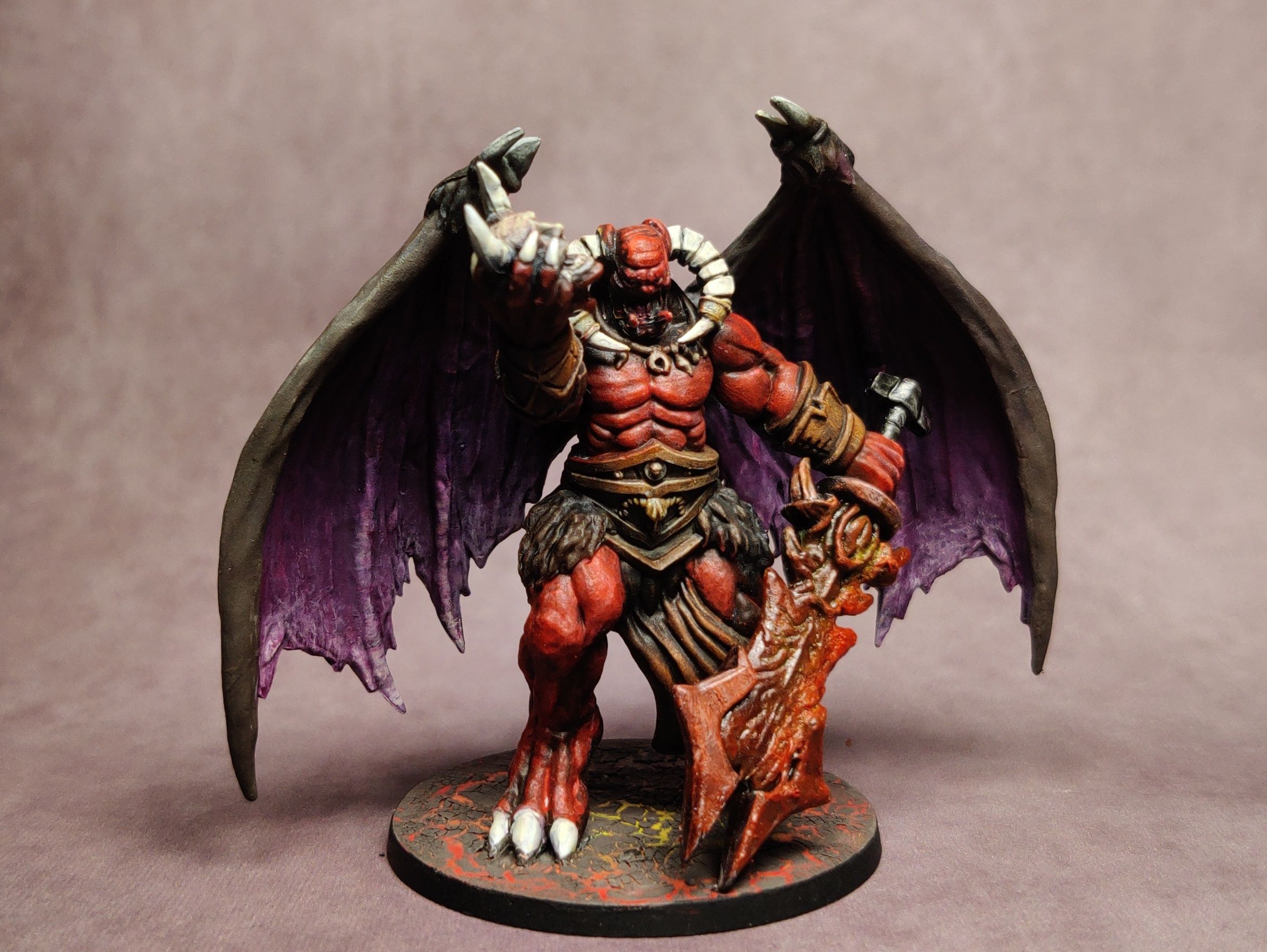 Lasting Tales - Fantasy Series 1: Demon Lord, Painted Boardgame minis