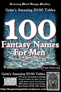 100 Fantasy Names for Men for all Fantasy RPGs, Volume 2 | RPG Item ...