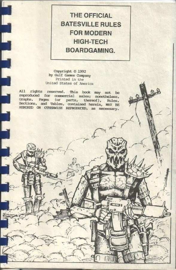 The Official Rules for Modern High-Tech Boardgaming