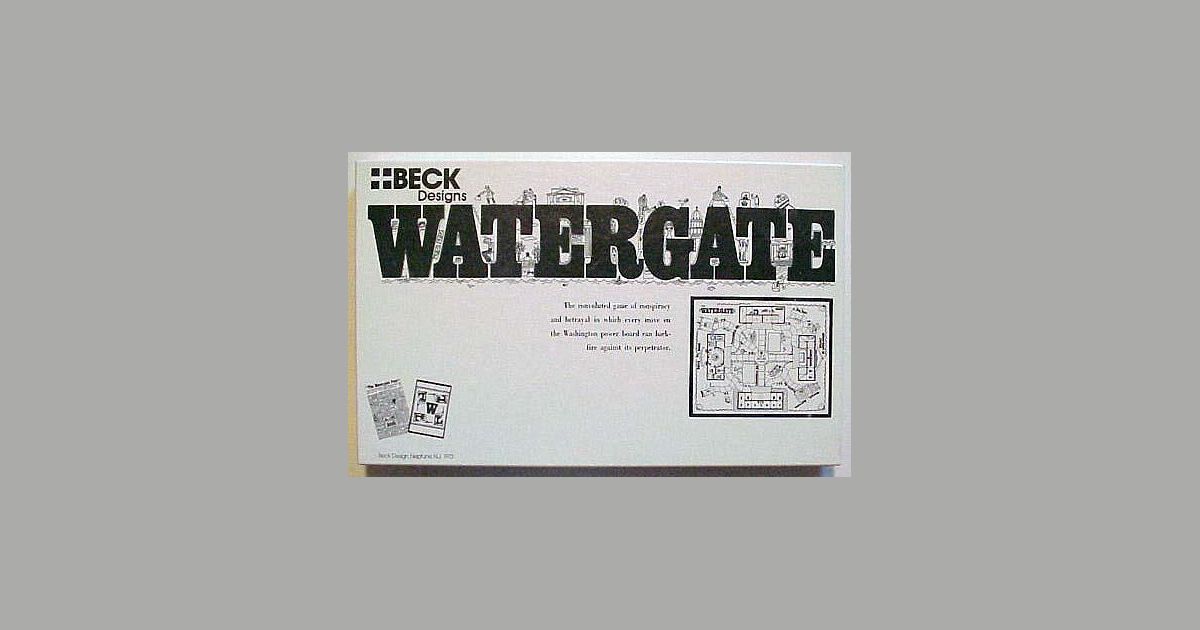 Watergate Board Game BoardGameGeek