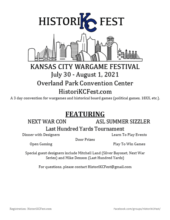 Historikc Fest July 30 August 1 2021 Overland Park Ks Boardgamegeek