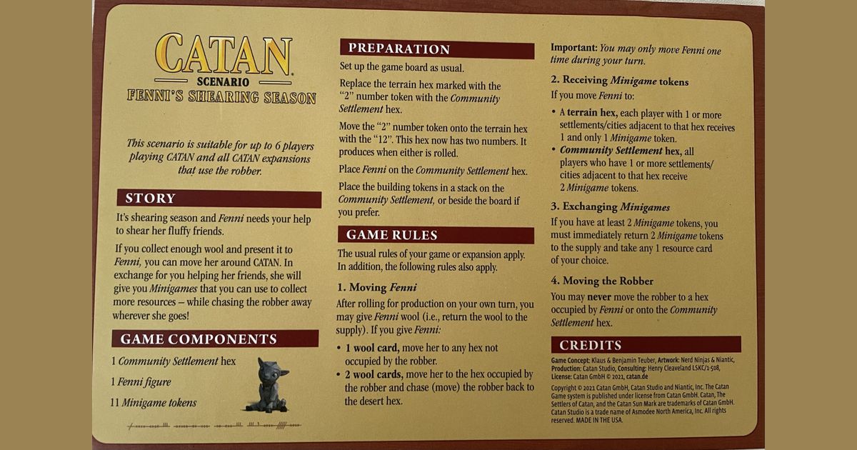 Catan World Explorers Resource cards Catan Scenario Fenni's