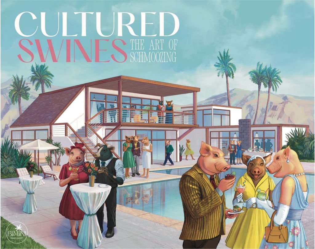 Illustration 1 de CULTURED SWINES: The Hilariously Tense Schmoozing Game!