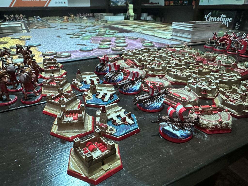 Illustration 2 de Mosaic: Wars & Disasters Expansion+Premium Colossus Edition