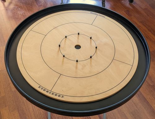 I made a Crokinole Board. Spent hours building it without ever