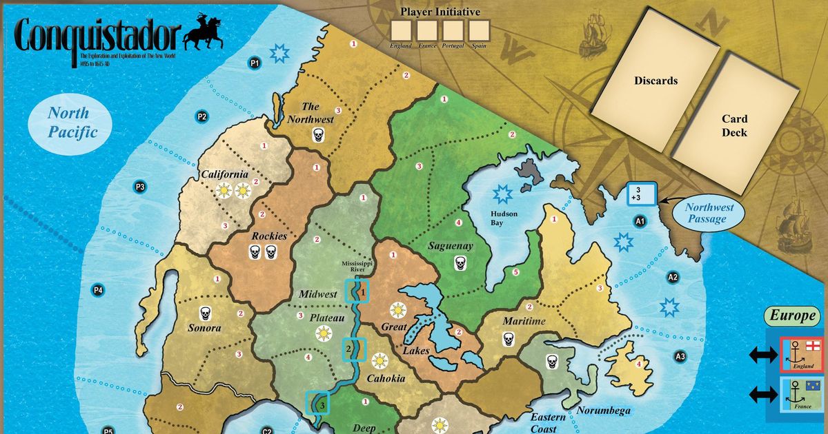 Age of Conquistadors: 1492-1612 | Board Game | BoardGameGeek