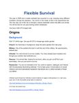 RPG Item: Flexible Survival