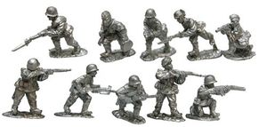 Warfighter: The WWII Tactical Combat Card Game – Expansion #17: Russian Metal Soldier Miniatures