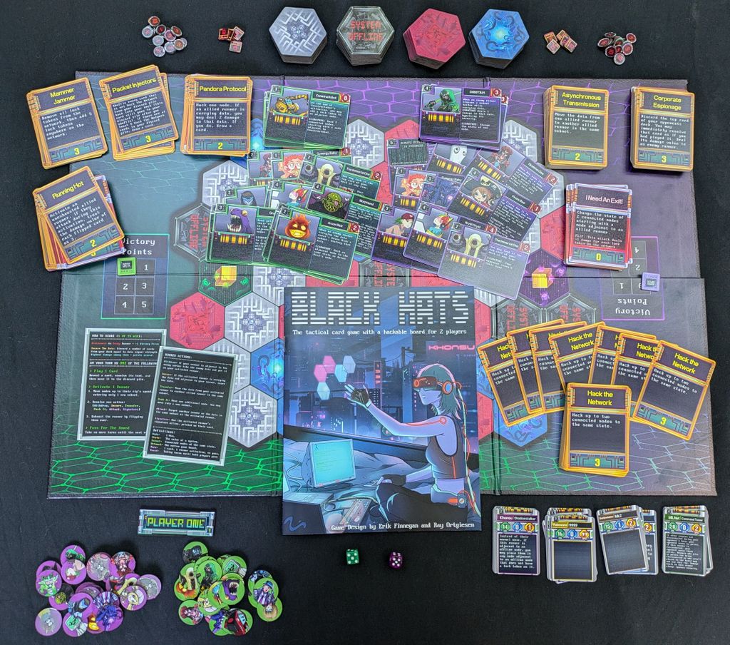 Illustration 1 de Black Hats: The Tactical Card Game with a Hackable Board