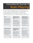 Issue: International Journal of Role-Playing (Issue 5 - Dec 2016)