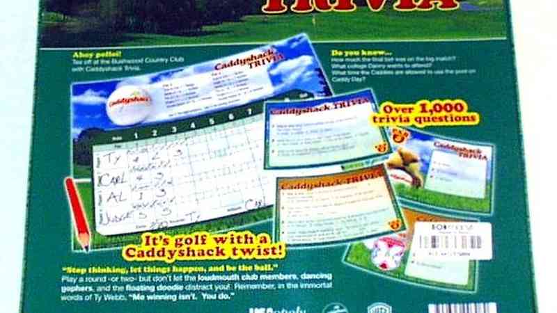 Caddyshack Trivia Game