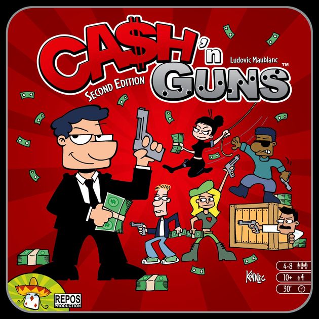 Ca$h 'n Guns (Second Edition) | Board Game | BoardGameGeek