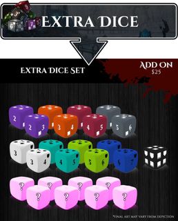 Middara: Unintentional Malum – Act 1-3 Dice Pack
