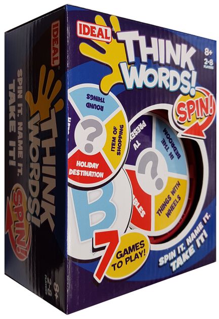 John Adams Think Words Spin Game For 2 or more players 