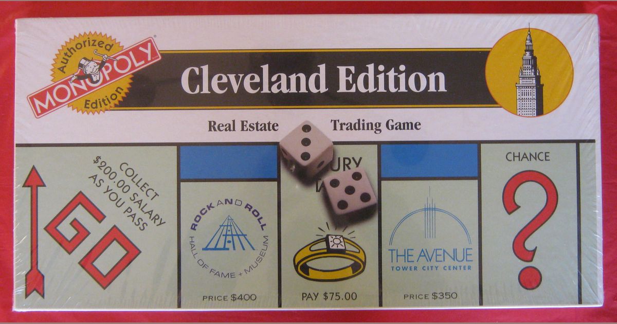 Monopoly Cleveland Edition Board Game BoardGameGeek